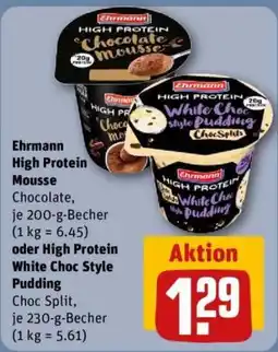 REWE Ehrmann High Protein Mousse Chocolate Angebot