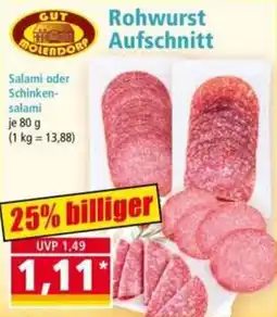 Norma Rohwurst Aufschnitt Angebot