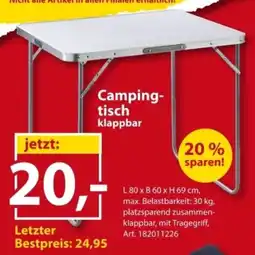 Sonderpreis Baumarkt Camping-tisch klappbar Angebot