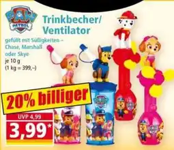 Norma PAW Patrol Trinkbecher/Ventilator Angebot