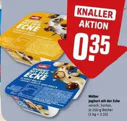 REWE Müller Joghurt mit der Ecke Angebot