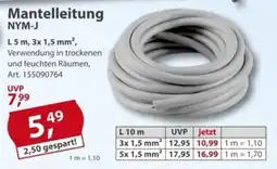 Sonderpreis Baumarkt Mantelleitung NYM-J Angebot