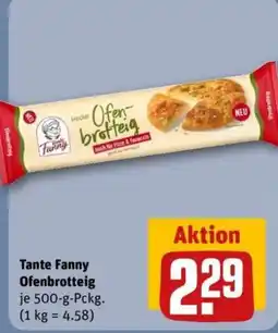 REWE Tante Fanny Ofenbrotteig Angebot