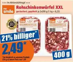 Norma my smile Rohschinkenwürfel XXL Angebot