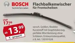 Sonderpreis Baumarkt BOSCH Flachbalkenwischer für Frontscheiben Angebot