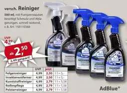 Sonderpreis Baumarkt versch. Reiniger Angebot