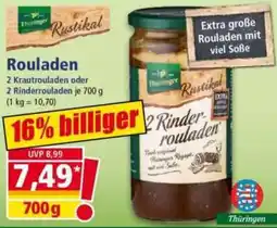 Norma Thüringer Rustikal Rinderrouladen Angebot