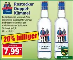 Norma Rostocker Doppel-Kümmel Angebot