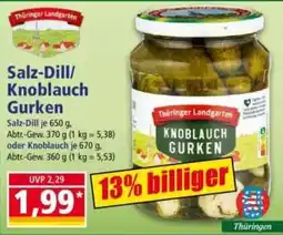 Norma Thüringer Landgarten Knoblauch Gurken Angebot