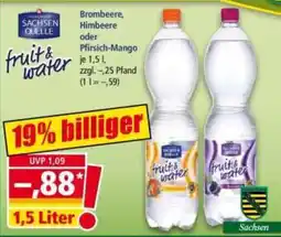 Norma Sachsen Quelle fruit & water Angebot