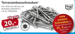 Sonderpreis Baumarkt Terrassenbauschrauben Angebot