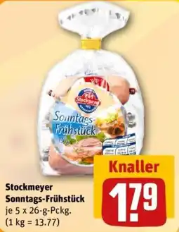 REWE Stockmeyer Sonntags-Frühstück Angebot