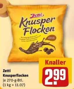 REWE Zetti Knusperflocken Angebot
