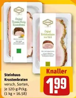 REWE Steinhaus Krustenbraten Angebot