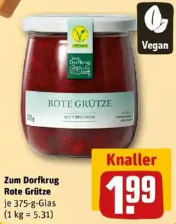 REWE Zum Dorfkrug Rote Grütze Angebot
