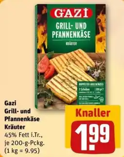 REWE Gazi Grill- und Pfannenkäse Kräuter Angebot