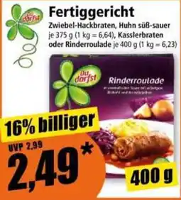 Norma du darfst Rinderroulade Angebot