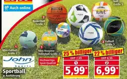 Norma John Sports Sportball Angebot