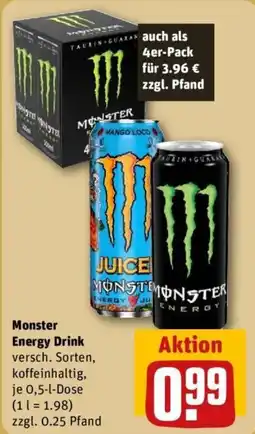 REWE Monster Energy Drink Angebot