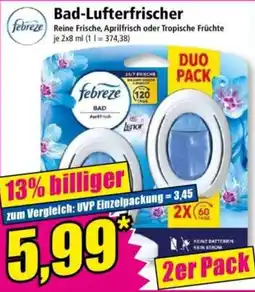 Norma Febreze Bad-Lufterfrischer Angebot