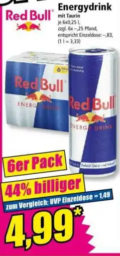 Norma Red Bull Energydrink Angebot