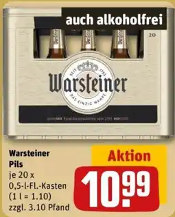 REWE Warsteiner Pils Angebot