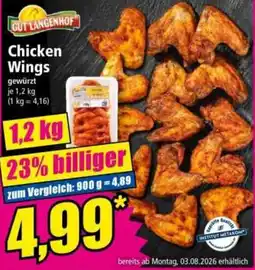 Norma GUT LANGENHOF Chicken Wings Angebot