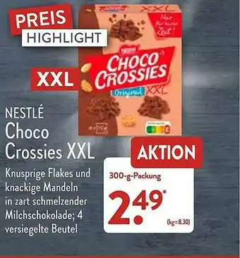 Aldi Nord Nestlé Choco Crossies Xxl Angebot