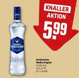 REWE Gorbatschow Wodka Original Angebot
