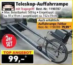 Norma Teleskop-Auffahrrampe mit Tragegriff Angebot