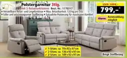 Norma Polstergarnitur 3tlg. Angebot
