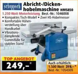 Norma Scheppach Abricht-/Dicken-hobelmaschine HMS850 Angebot