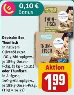 REWE Deutsche See Thunfisch Angebot