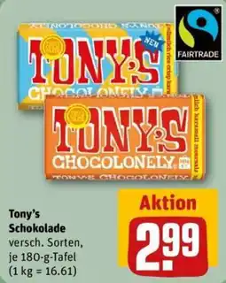 REWE Tony's Schokolade Angebot