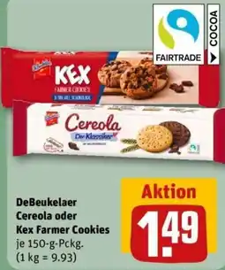REWE DeBeukelaer Cereola oder Kex Farmer Cookies Angebot
