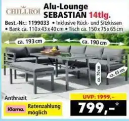 Norma CHILLROI Alu-Lounge SEBASTIAN Angebot