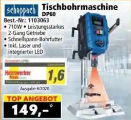 Norma Scheppach Tischbohrmaschine DP60 Angebot