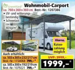 Norma GreenYard Wohnmobil-Carport Angebot