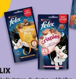 Das Futterhaus Purina Felix Snacks Angebot