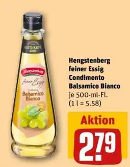 REWE Hengstenberg feiner Essig Condimento Balsamico Bianco Angebot