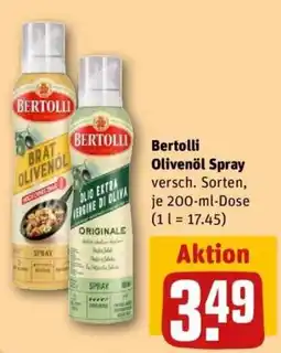 REWE Bertolli Olivenöl Spray Angebot