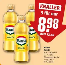 REWE Mazola Keimöl Angebot