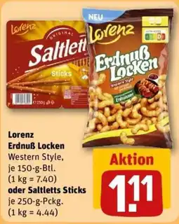 REWE Lorenz Erdnuss Locken Angebot