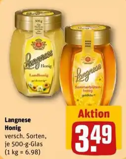 REWE Langnese Honig Angebot