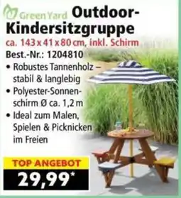 Norma Green Yard Outdoor-Kindersitzgruppe Angebot
