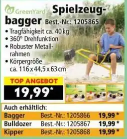 Norma GreenYard Spielzeug-bagger Angebot