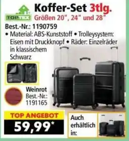 Norma Koffer-Set 3tlg. TOPTEX Angebot