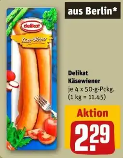 REWE Delikat Käsewiener Angebot