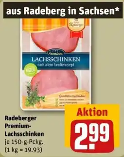 REWE Radeberger Premium-Lachsschinken Angebot