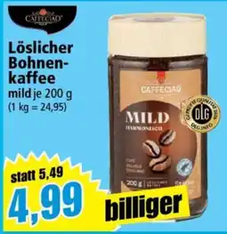 Norma CAFFECIAO Löschlicher Bohnenkaffee mild Angebot
